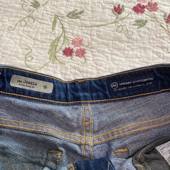 AG Adriano Goldschmied The Jessie Curvy Boot Cut Fit Dark Wash Sz 27 (29) USA - Picture 9 of 16